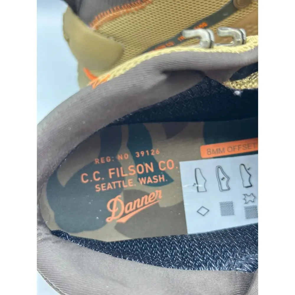 FILSON x DANNER Trail 2650 Hiker Boots Prairie Sand Tan Sz 9.5 $230
